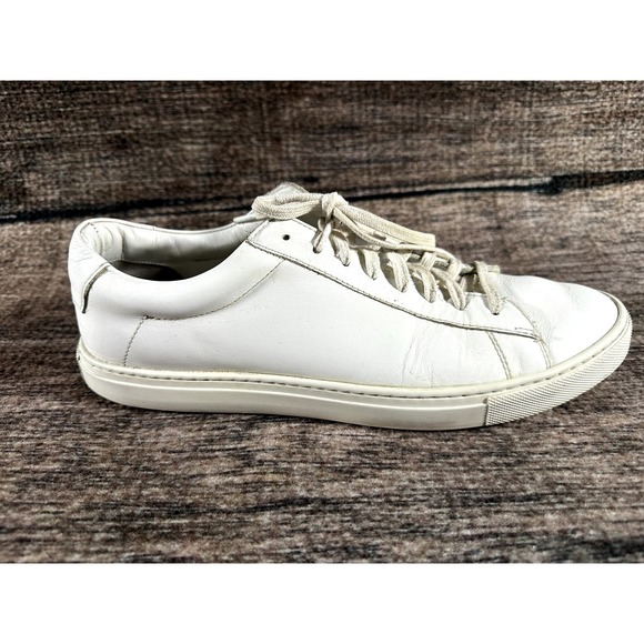 Oliver Cabell Low 1 off-White Mens Italy Leather Shoe sneaker Size 42, US 9 - Picture 6 of 10